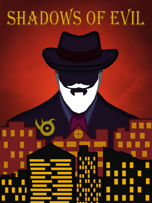 Shadows of Evil - Poster Print
